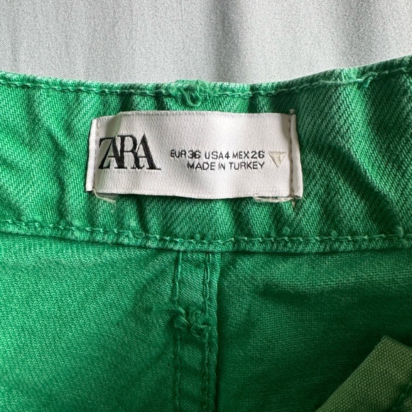 Zara green jeans - Picture 3 of 4
